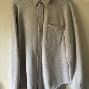 Aritzia Women's Grey Cozy Fleece Shacket